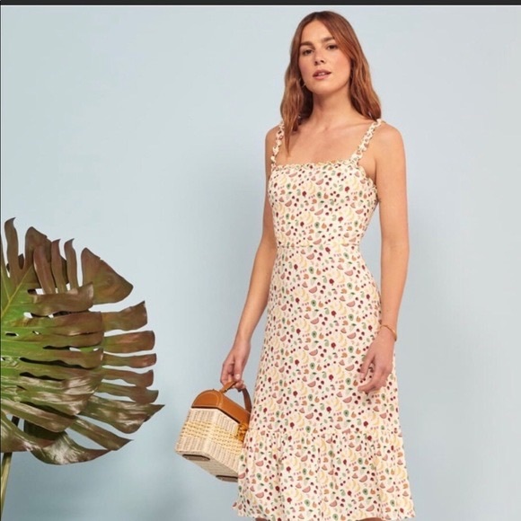 Reformation Granada Dress in Supermarket Sweep - Picture 2 of 6